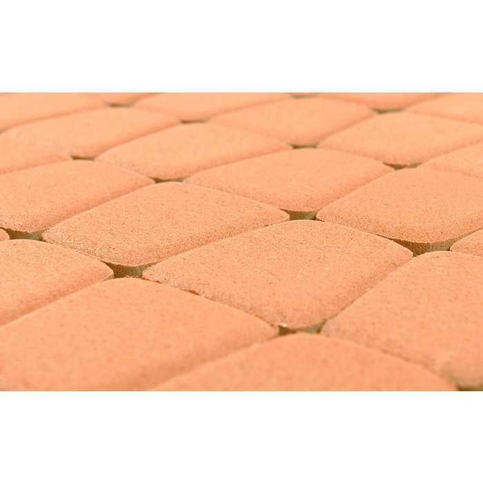 Плитка тротуарная BRAER Классико круговая коралловый, 73x110x115x60 мм